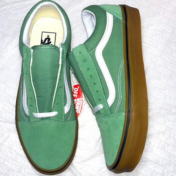 Vans Other - Old Skool Vans basil green sole